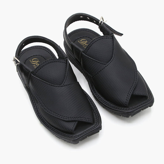 Boys Peshawari Sandal - Black