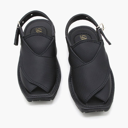 Boys Peshawari Sandal - Black