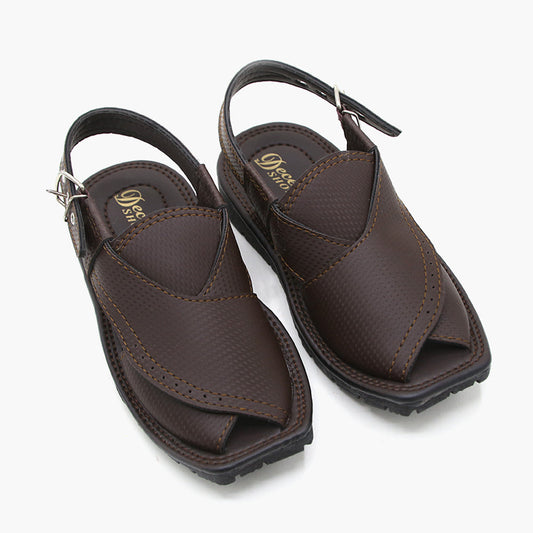 Boys Peshawari Sandal - Brown
