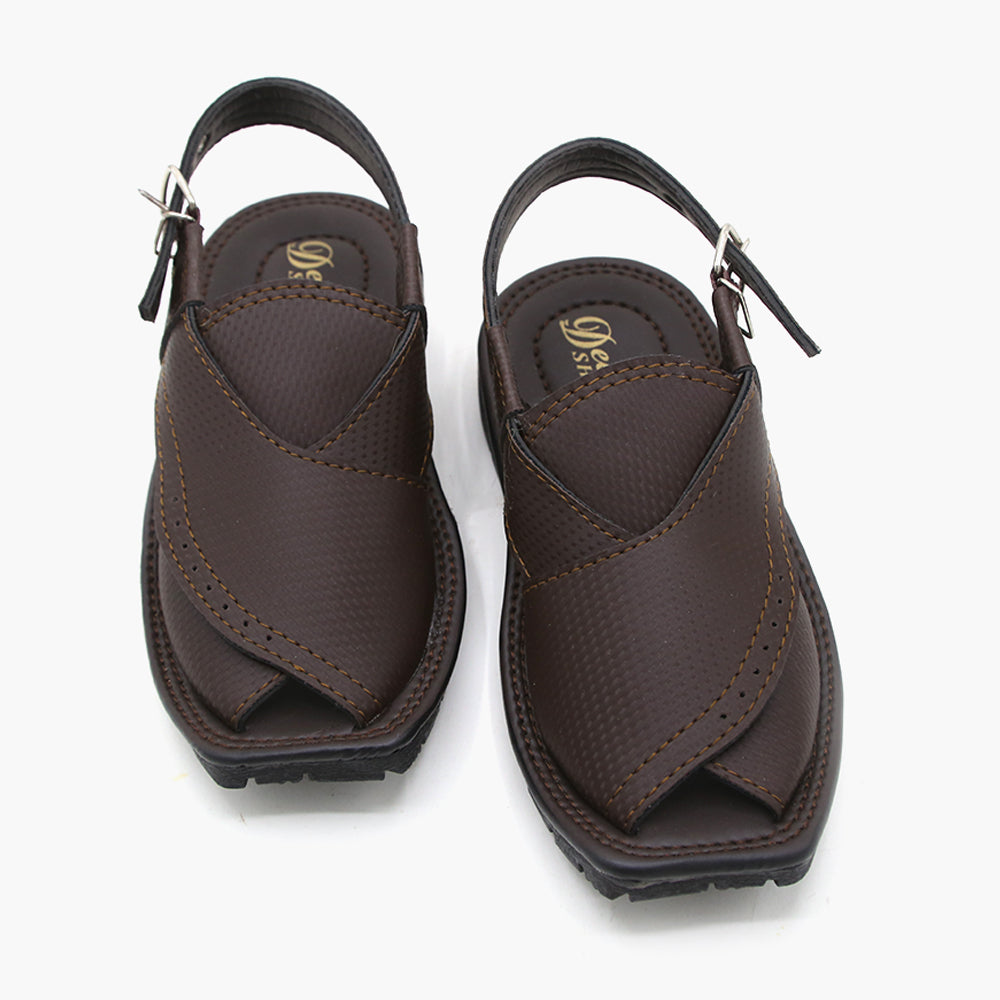 Boys Peshawari Sandal - Brown