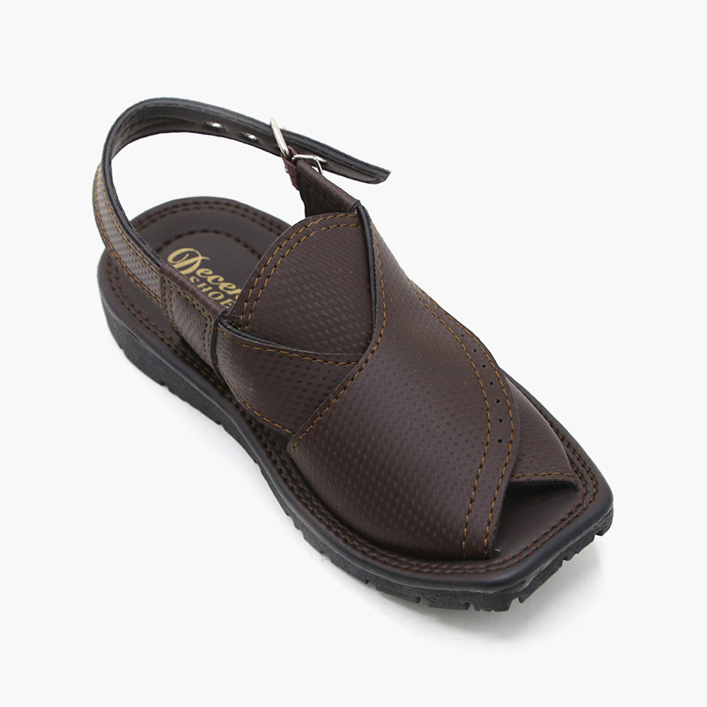 Boys Peshawari Sandal - Brown