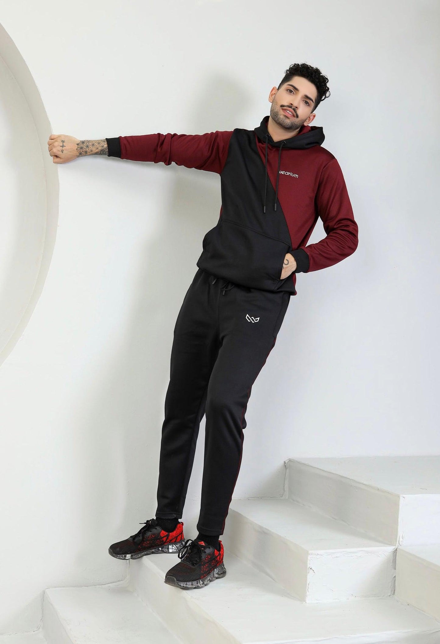 Maroon Max Tracksuit - Burgundy