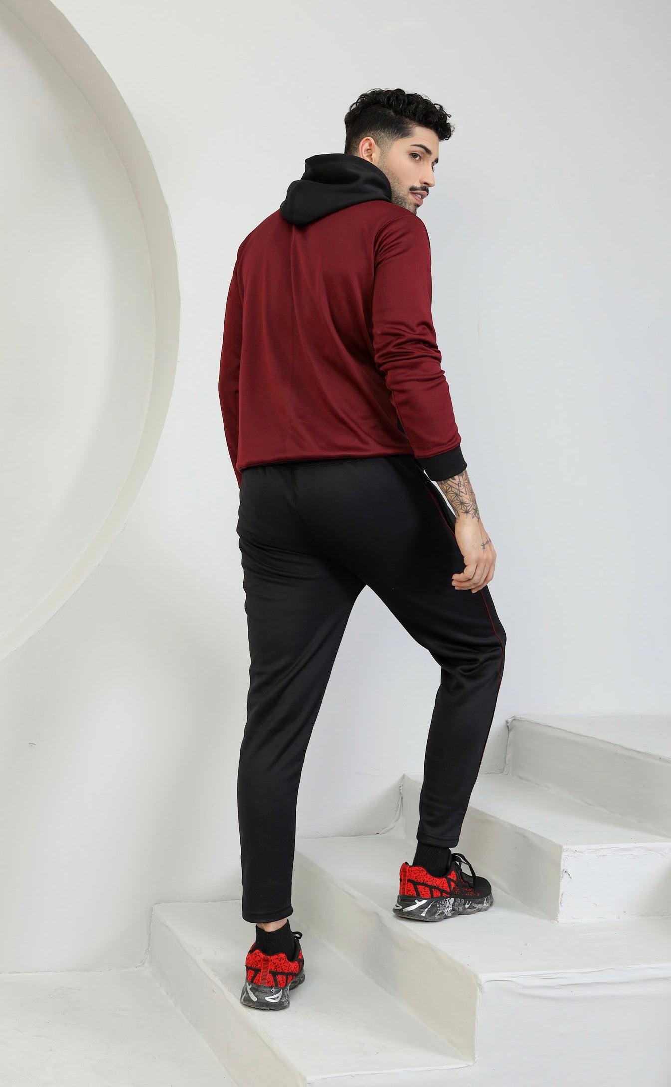 Maroon Max Tracksuit - Burgundy