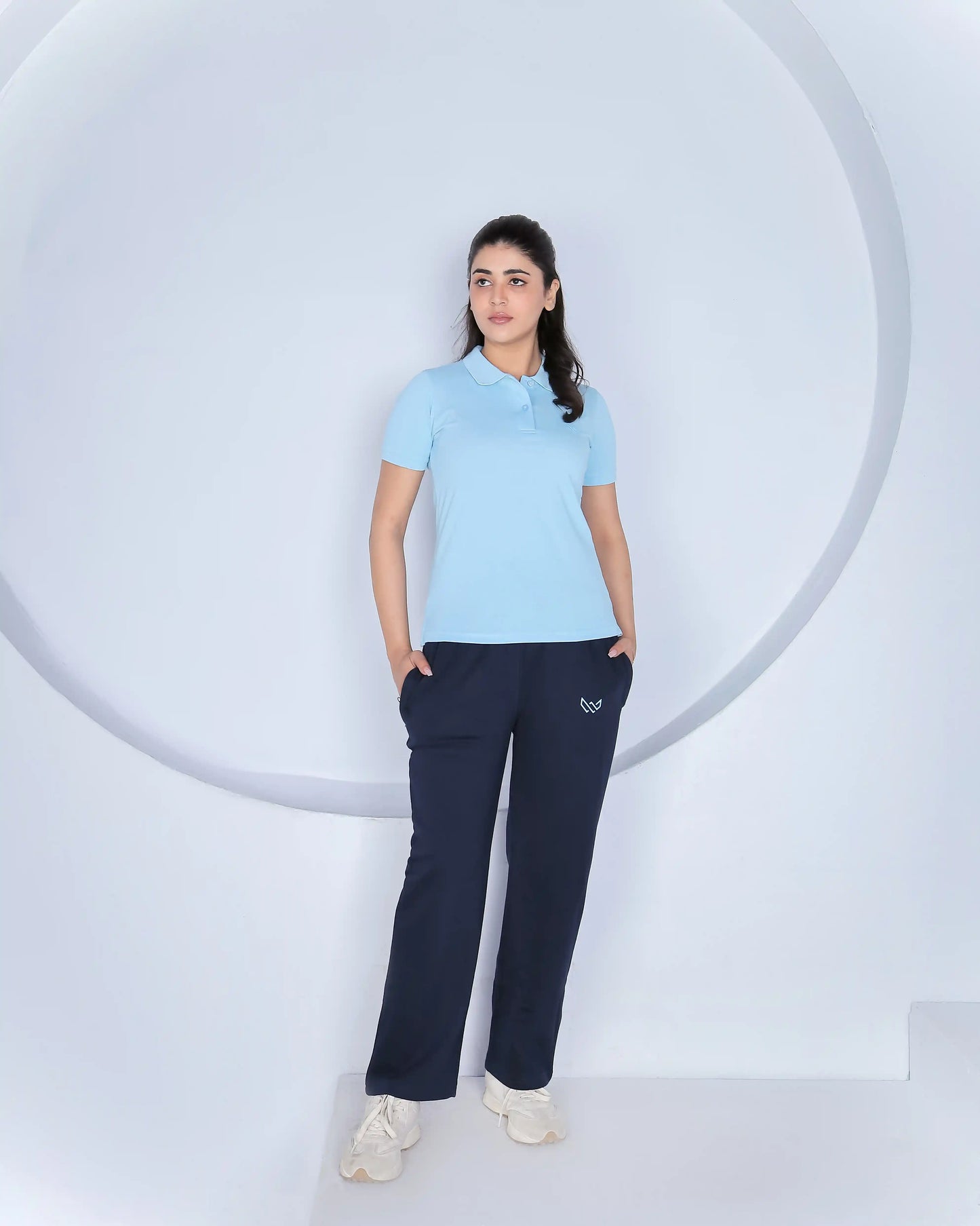 Sky Essence - 100% Cotton Polo Tracksuit