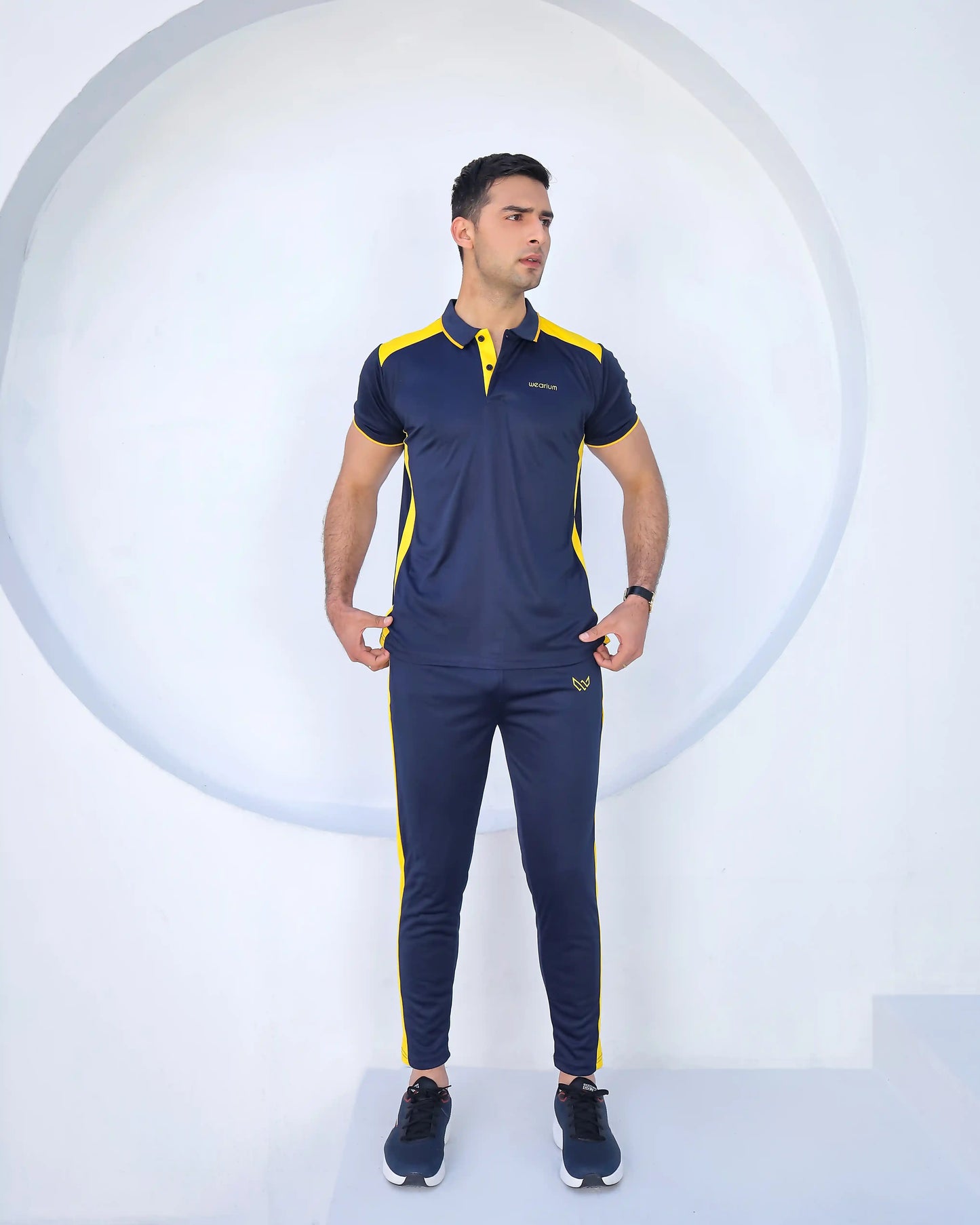 Electric Blue - Polo Dri-Fit Tracksuit