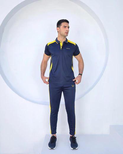 Electric Blue - Polo Dri-Fit Tracksuit