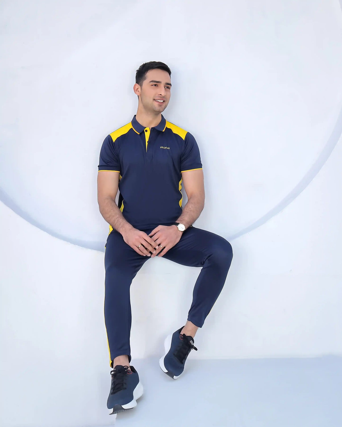 Electric Blue - Polo Dri-Fit Tracksuit