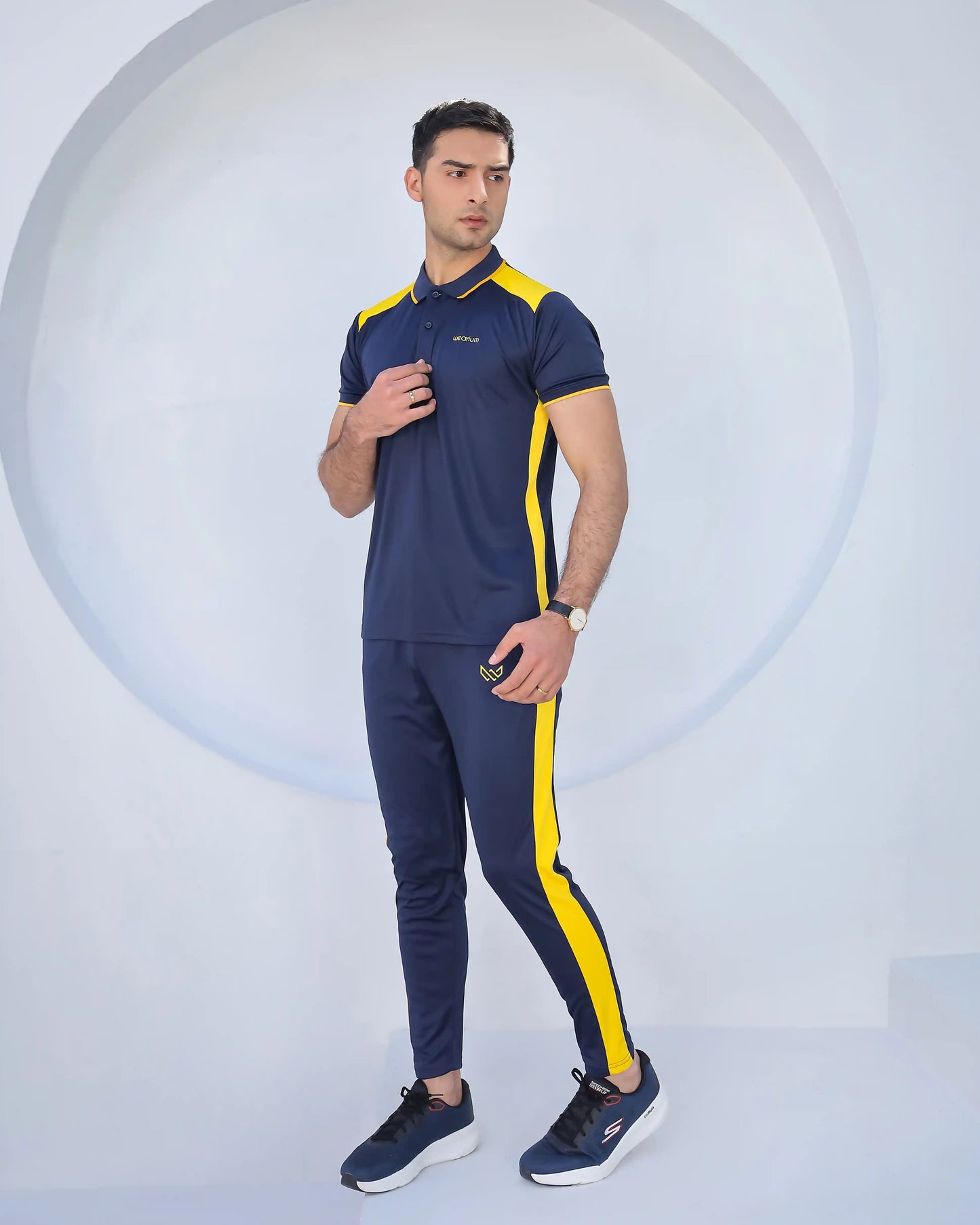 Electric Blue - Polo Dri-Fit Tracksuit
