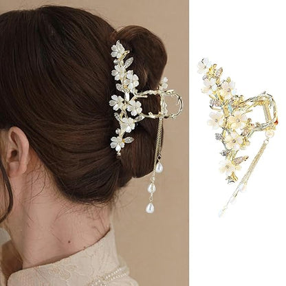 Jasmine Metal Hair Clip