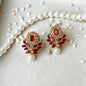 Lana Earrings (Golden maroon)