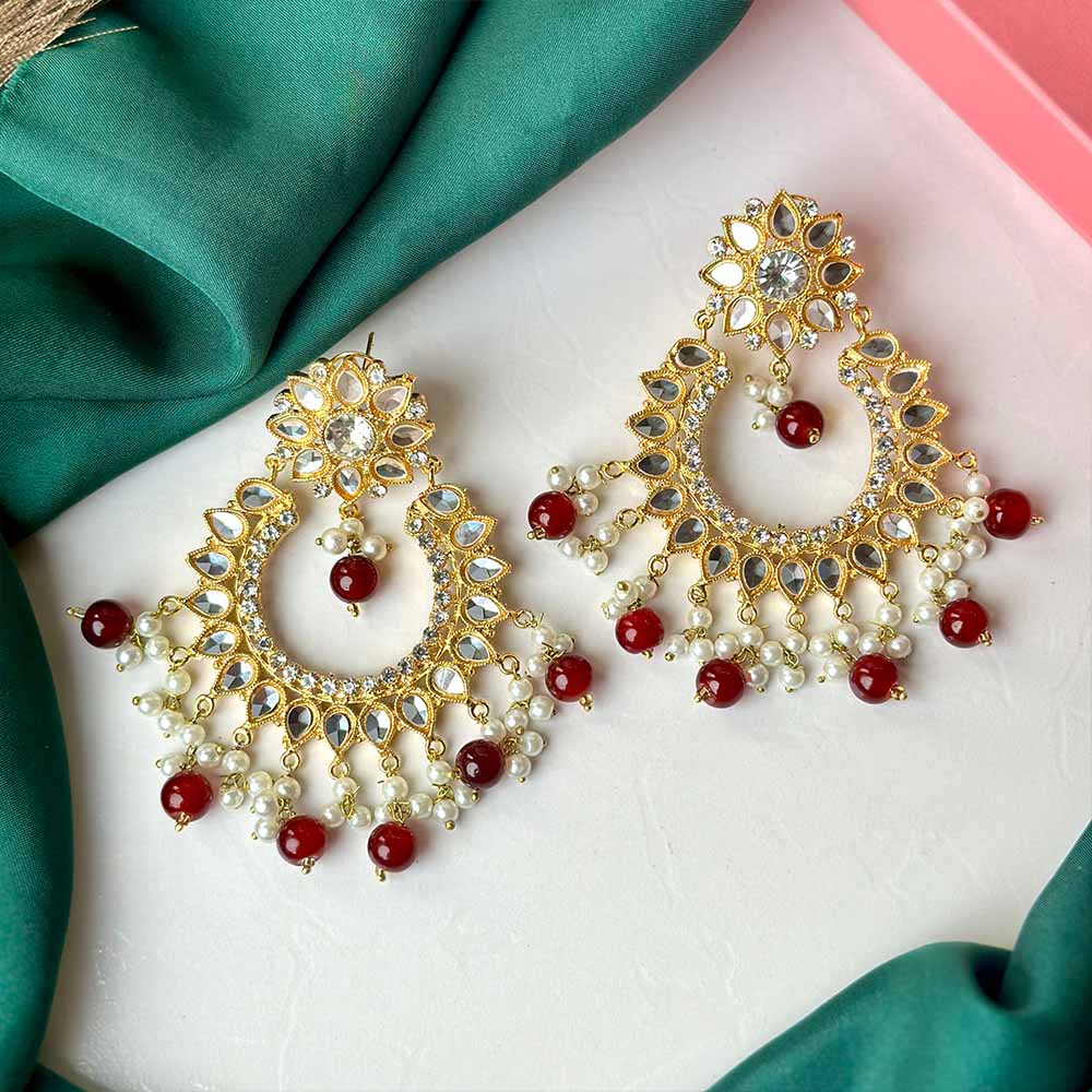 Mahnoor Set (Maroon)