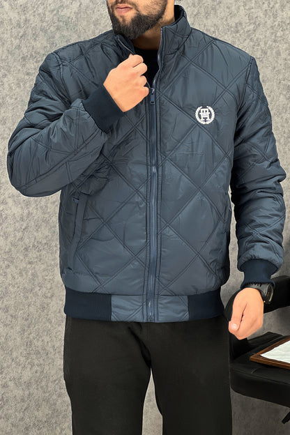 Tmy Hlfgr Warm Diamond Stitch Imported Puffer Jacket