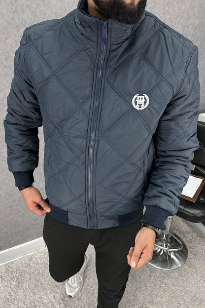 Tmy Hlfgr Warm Diamond Stitch Imported Puffer Jacket