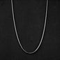 4mm Silver flex round snake -316L