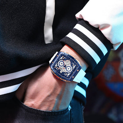 CURREN 8442 Men's Rubber Straps Watch