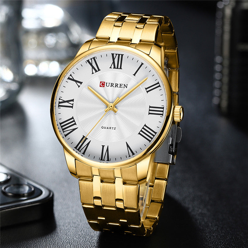 CURREN 8422 Men's Stainless Steel Watch