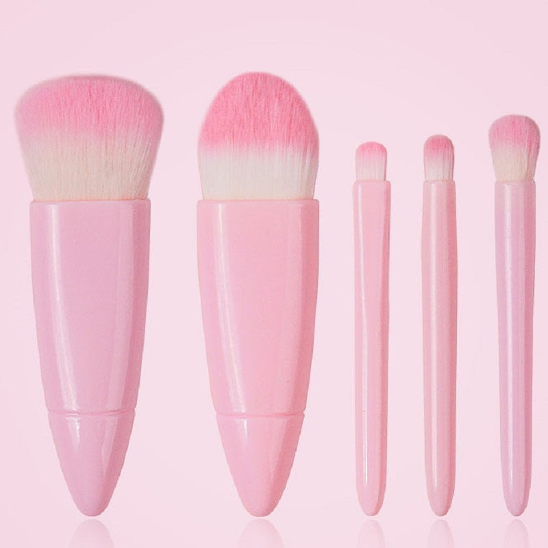 5 Pcs Plastic Box Brushes Set