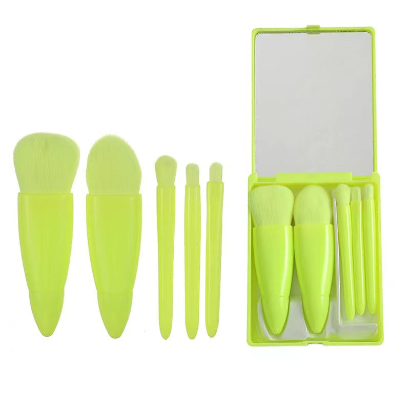 5 Pcs Plastic Box Brushes Set