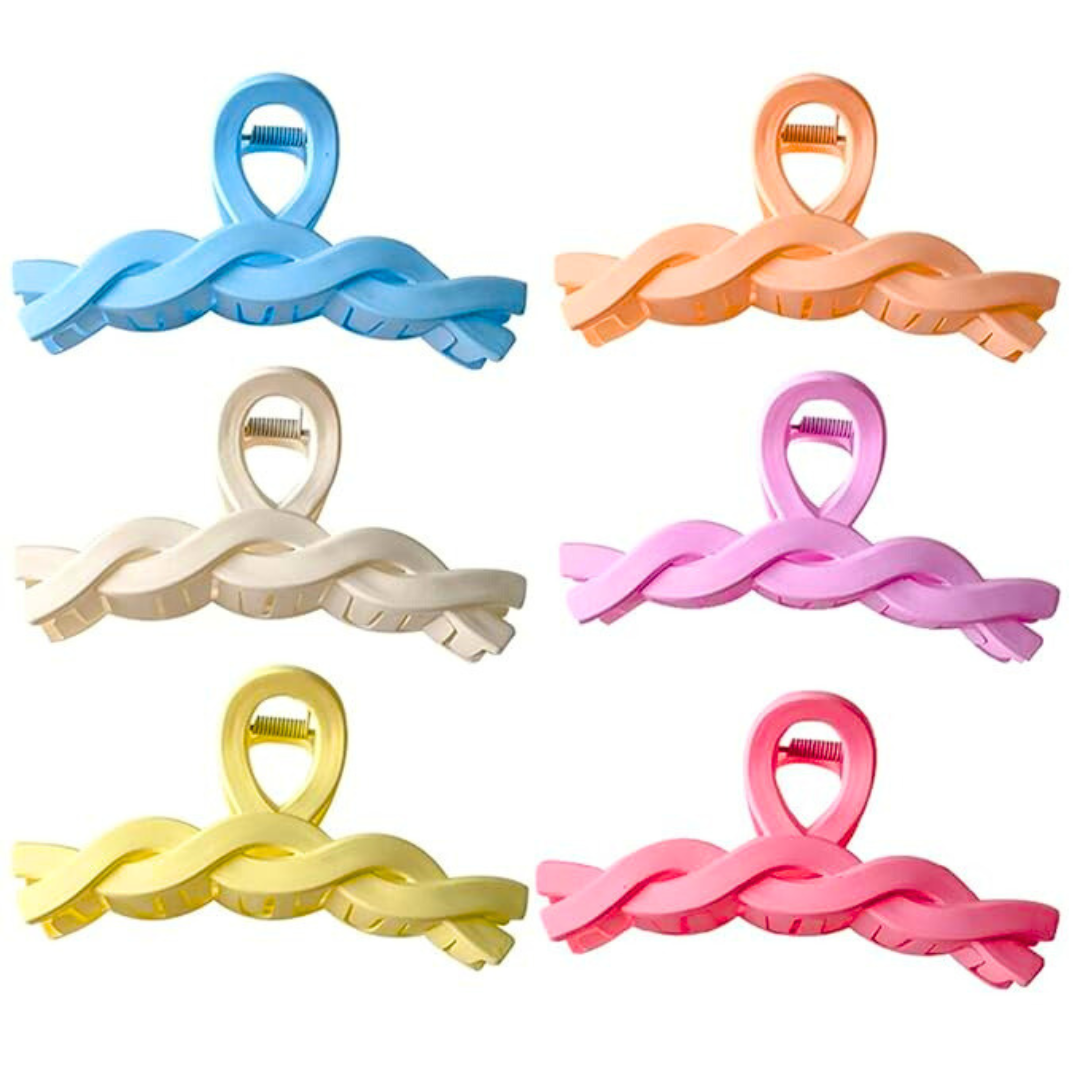 Large Twisted Grace Claw Clip