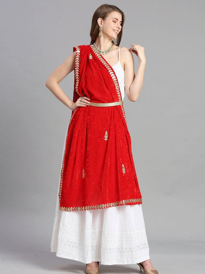 Gotta Patti Work Velvet Dupatta