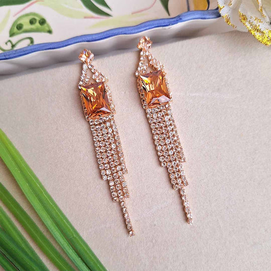 Velina Earrings (Champagne)