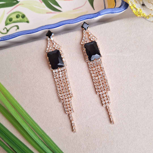 Velina Earrings (Black)