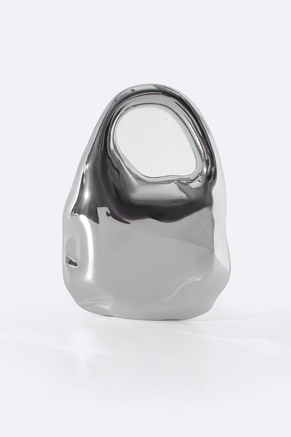 THE RUNWAY METAL CLUTCH