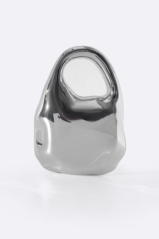 THE RUNWAY METAL CLUTCH