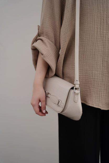 CROC BUCKLE BAG