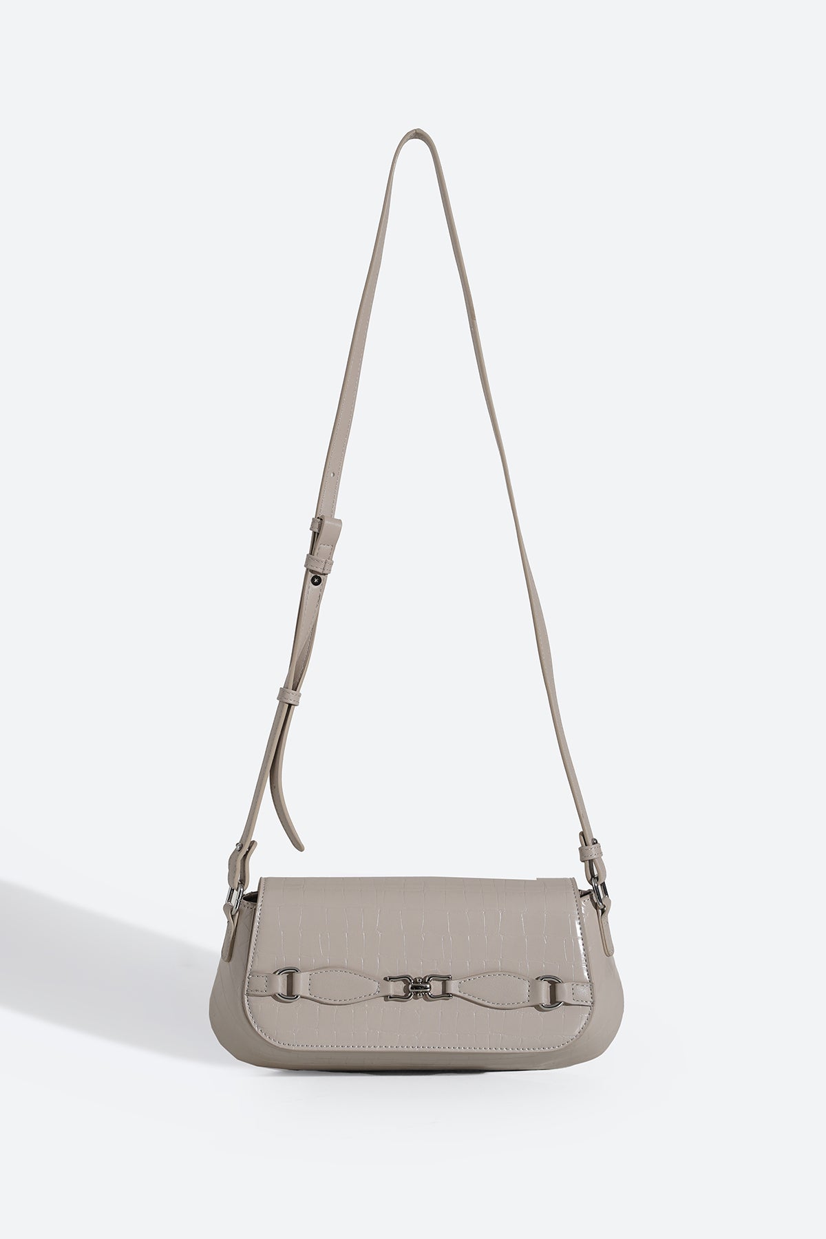 CROC BUCKLE BAG
