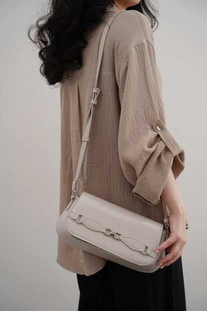 CROC BUCKLE BAG