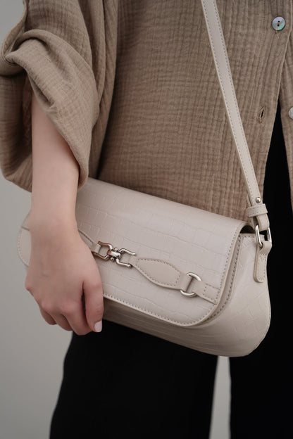 CROC BUCKLE BAG
