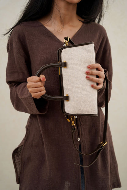 MEDIUM TOP-HANDLE PURSE
