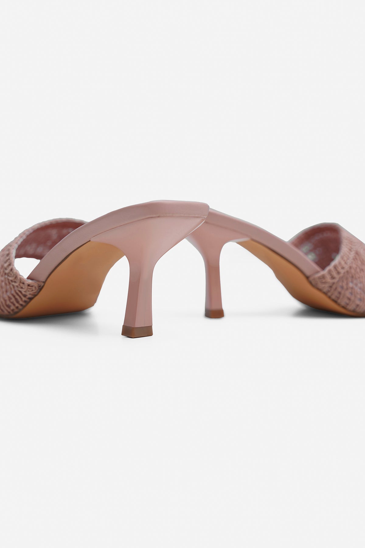 WOVEN MINI HEELS