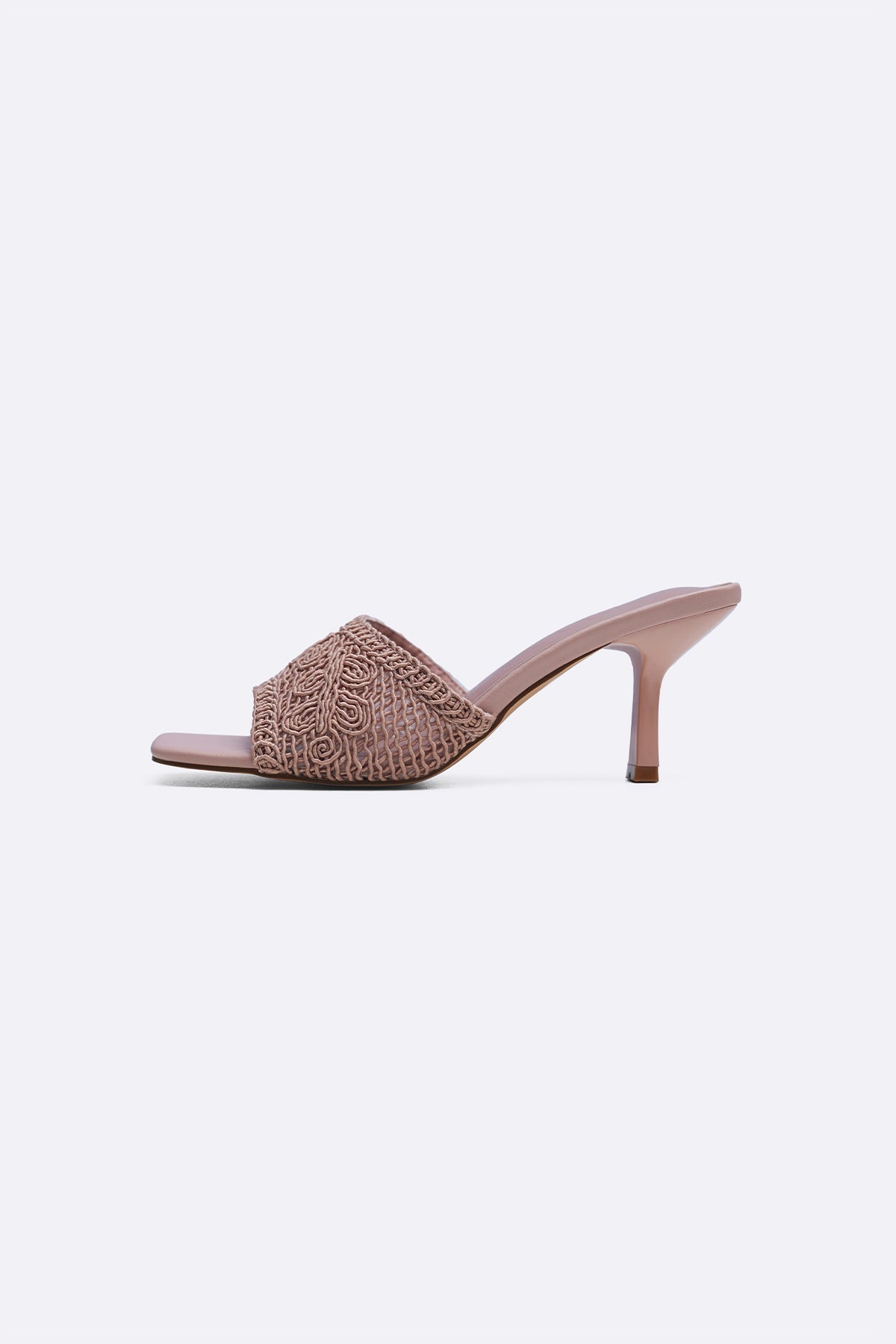 WOVEN MINI HEELS