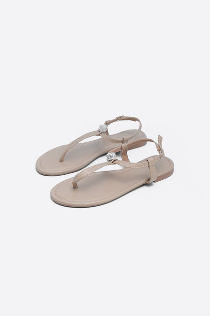 SANDALS WITH CUBE STUD