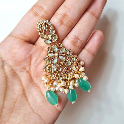 Zarmin Earrings (Turquoise)