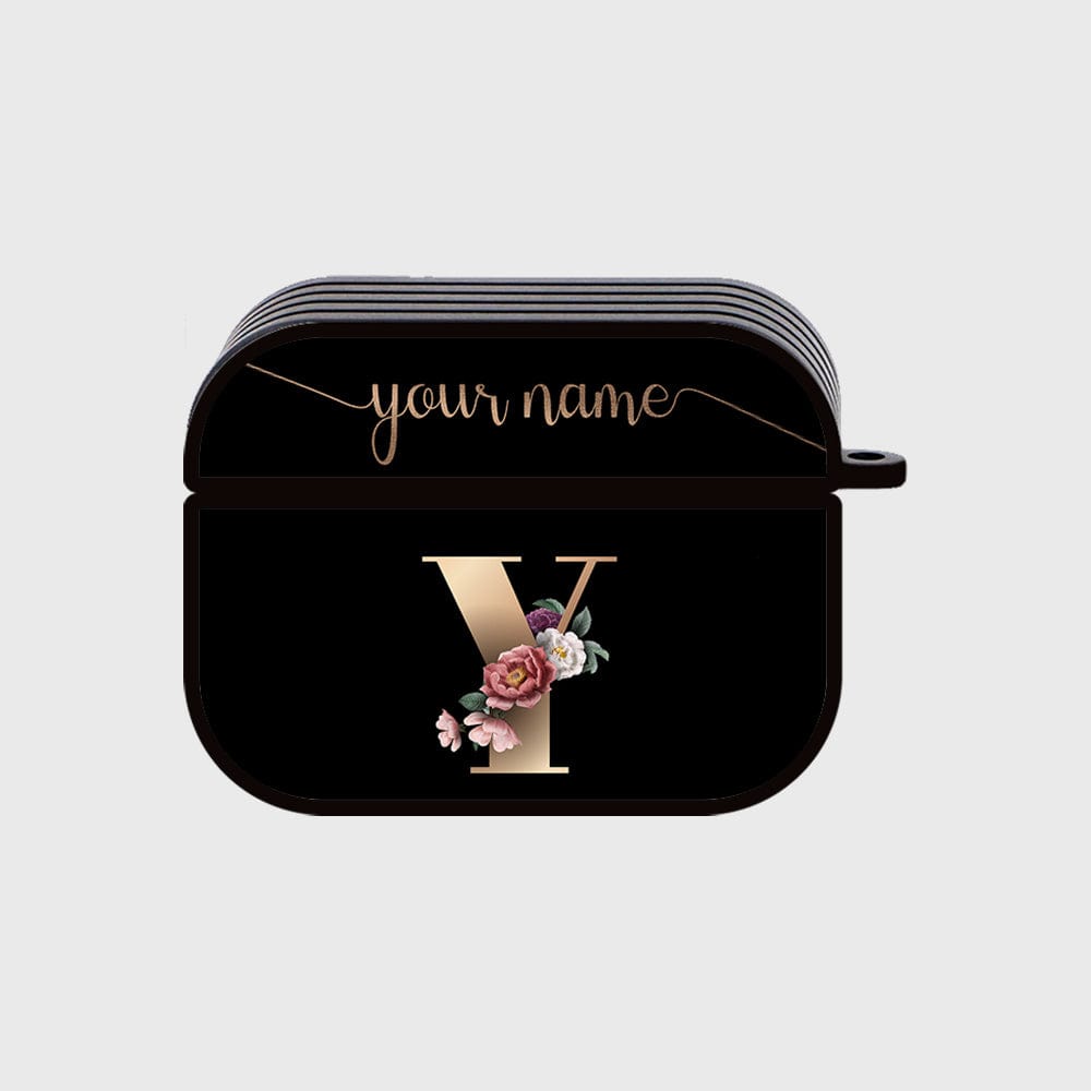 Apple Airpods Pro 2 ( 2nd Gen ) Cover - Personalized Alphabet Series - Silicon Airpods Case