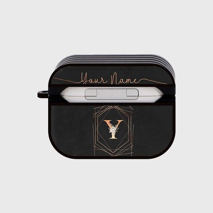 Apple Airpods Pro 2 ( 2nd Gen ) Cover - Personalized Alphabet Series - Silicon Airpods Case