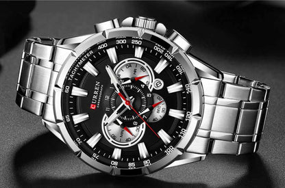 CURREN 8363 Men's Chronograph Steel Watch