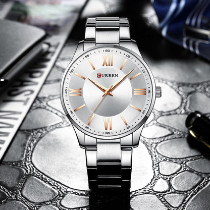 CURREN 8383 Men's Stainless Steel Watch