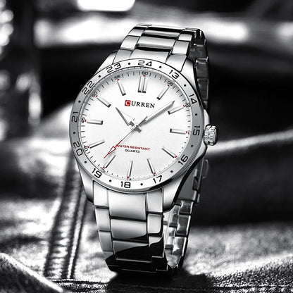 CURREN 8452 Men's Stainless Steel Watch