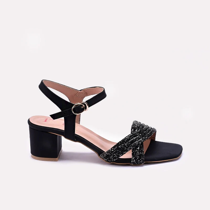 Black Fancy Sandals 0421404