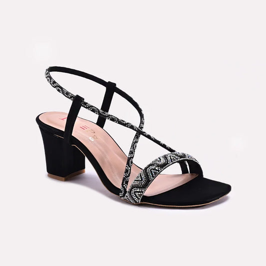 Black Fancy Sandals 0421414