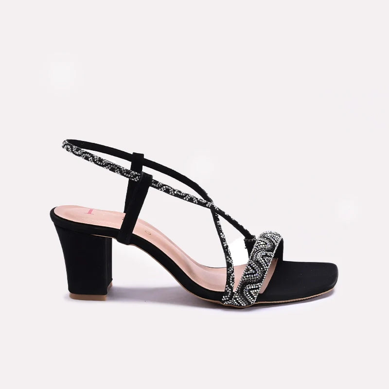 Black Fancy Sandals 0421414