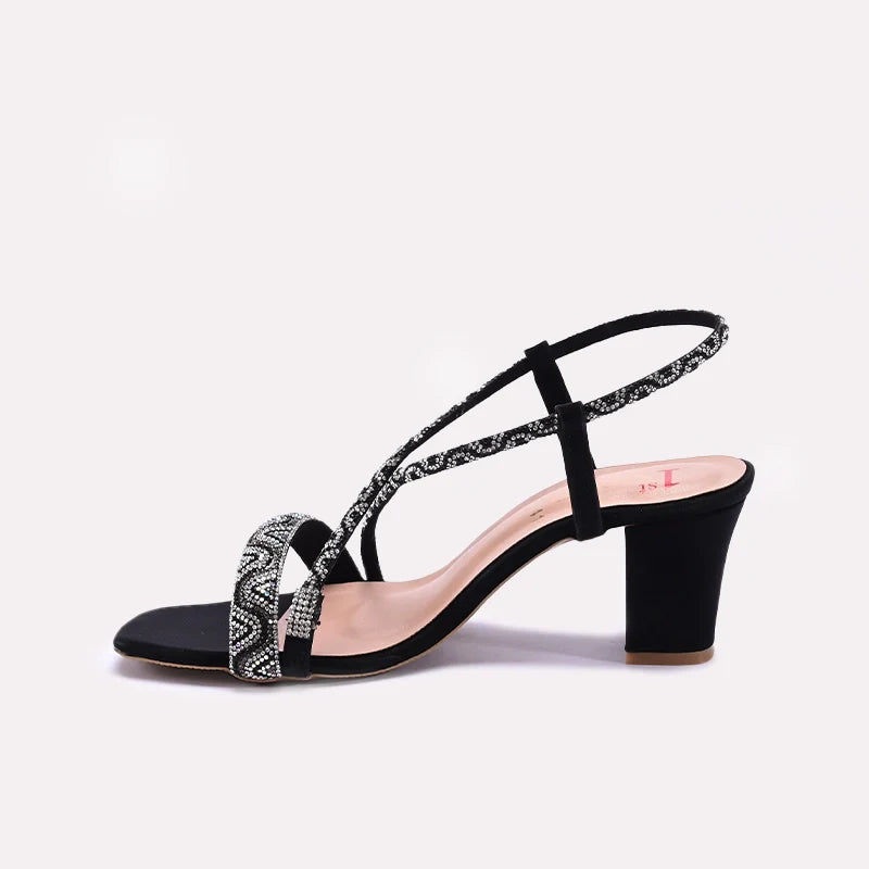 Black Fancy Sandals 0421414