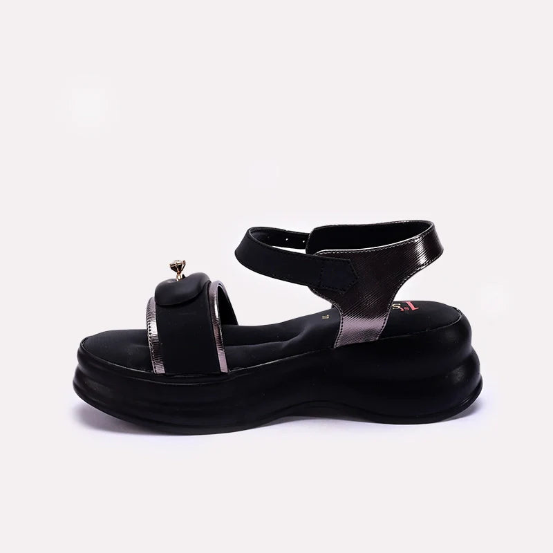 Black Platform Sandals 0421498