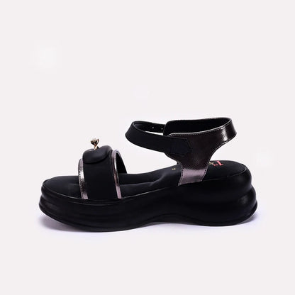 Black Platform Sandals 0421498