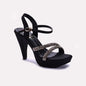 Black Pointed Heel Fancy Sandals 0421454