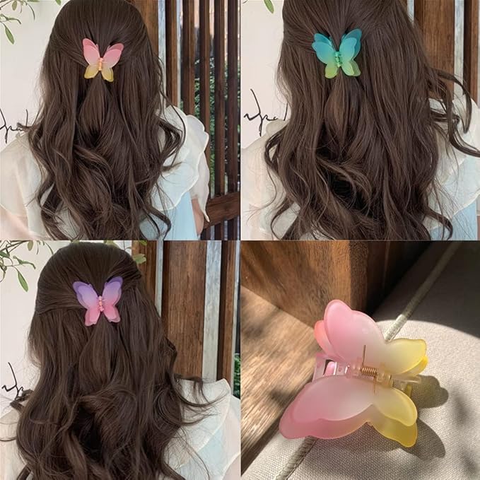 Pastel Breeze Gradient Butterfly Claws